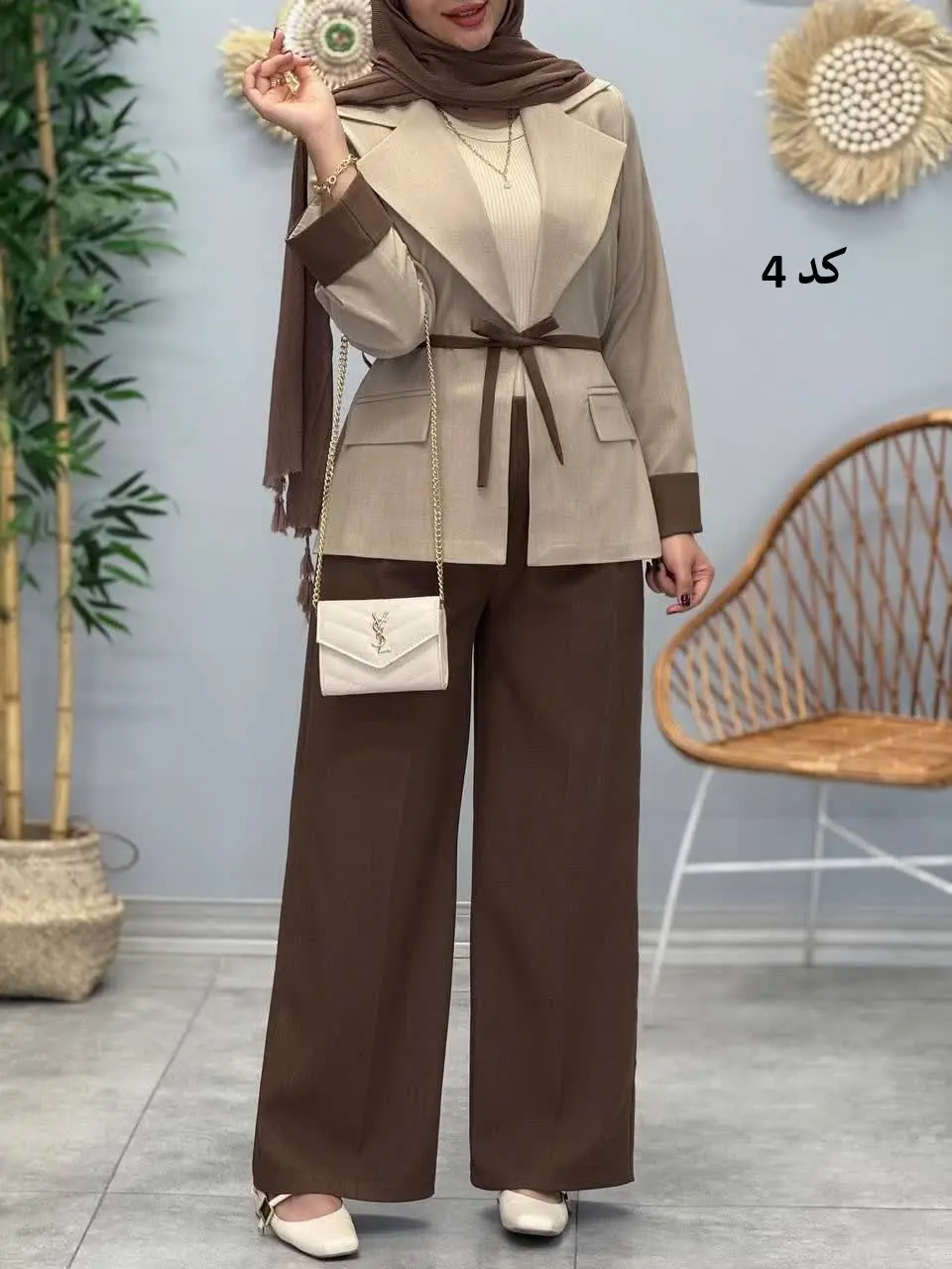 3453-کت و شلوار مزونی نیکو